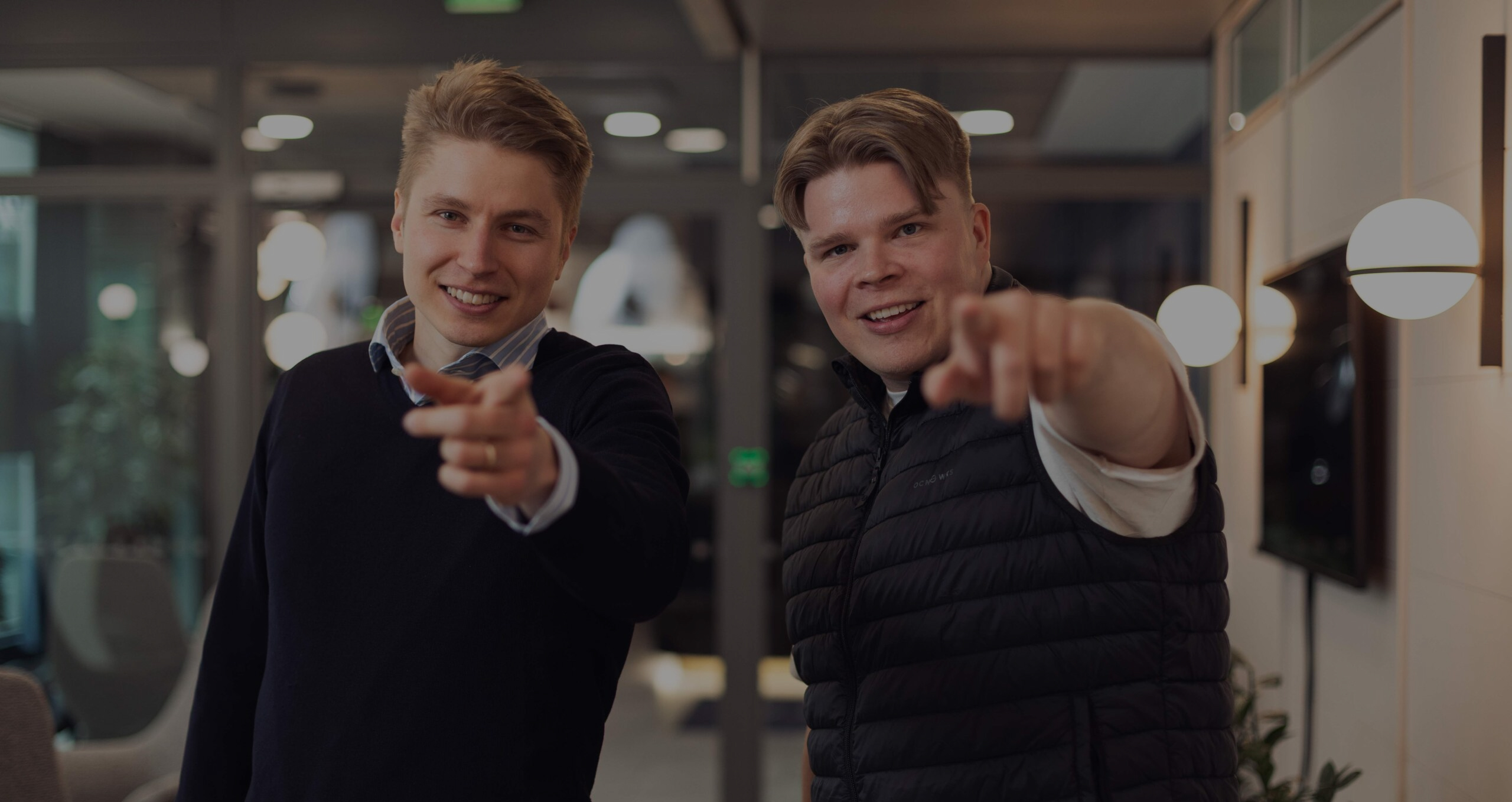Audiensin perustajat Samuel Latvanen ja Jussi Ala-Kortesmaa